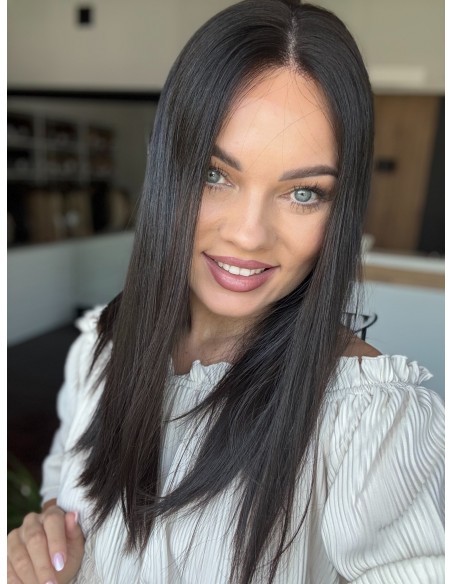INA 50 "S"- DŁUGA PERUKA LACE FRONT Z WŁOSÓW NATURALNYCH VIRGIN