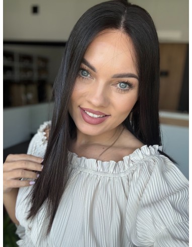 INA 50 "S"- DŁUGA PERUKA LACE FRONT Z WŁOSÓW NATURALNYCH VIRGIN