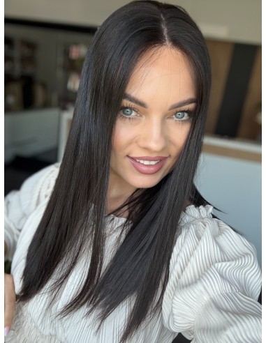 INA 50 "S"- DŁUGA PERUKA LACE FRONT Z WŁOSÓW NATURALNYCH VIRGIN