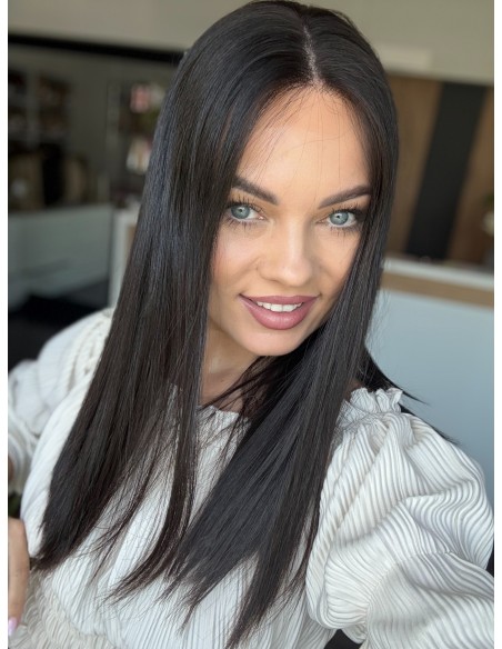 INA 50 "S"- DŁUGA PERUKA LACE FRONT Z WŁOSÓW NATURALNYCH VIRGIN