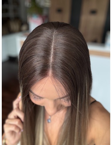 Laura 60 cm S Peruka z włosów naturalnych  PREMIUM