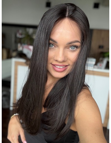 INA 50 "M"- DŁUGA PERUKA LACE FRONT Z WŁOSÓW NATURALNYCH VIRGIN