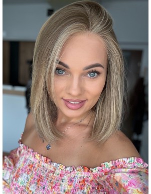 Laura S01 35 cm "S" Peruka z włosów naturalnych  PREMIUM