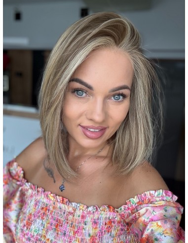 Laura S01 35 cm "S" Peruka z włosów naturalnych  PREMIUM