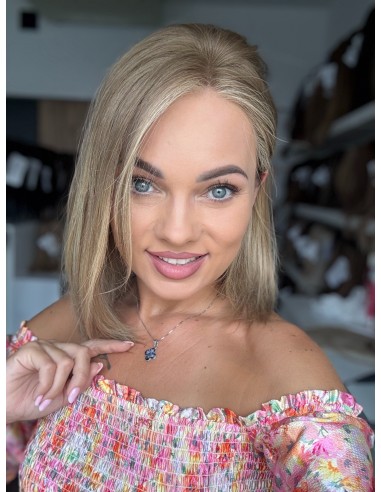 Laura S01 35 cm "S" Peruka z włosów naturalnych  PREMIUM
