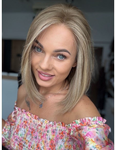 Laura S01 35 cm "S" Peruka z włosów naturalnych  PREMIUM
