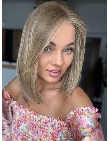 Laura S01 35 cm "S" Peruka z włosów naturalnych  PREMIUM