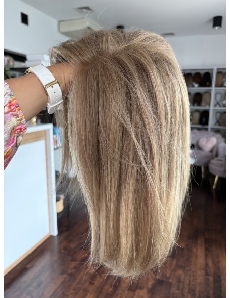 Laura S01 35 cm "S" Peruka z włosów naturalnych  PREMIUM
