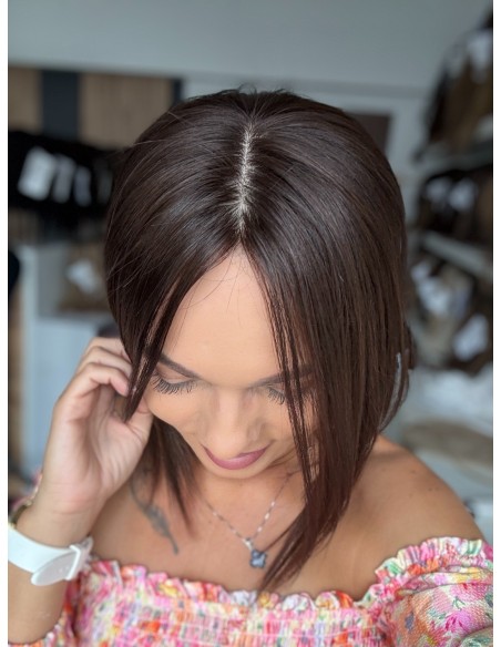 Nila 30 cm  silk top-topper z włosów naturalnych