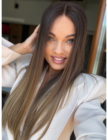 Gabi 55 cm Peruka z włosów naturalnych  "M" PREMIUM