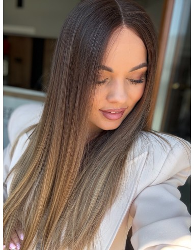 Gabi 55 cm Peruka z włosów naturalnych  "M" PREMIUM