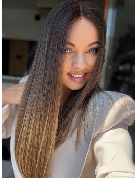 Gabi 55 cm Peruka z włosów naturalnych  "M" PREMIUM