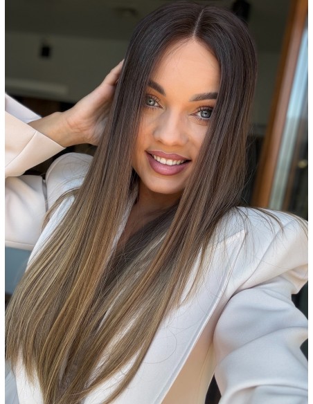 Gabi 55 cm Peruka z włosów naturalnych  "S" PREMIUM