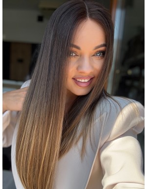 Gabi 55 cm Peruka z włosów naturalnych  "S" PREMIUM