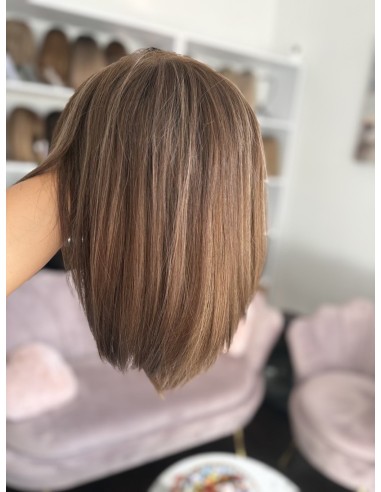 Laura S04 35 cm "S" Peruka z włosów naturalnych  PREMIUM