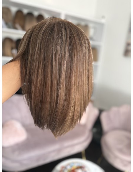 Laura S04 35 cm "S" Peruka z włosów naturalnych  PREMIUM