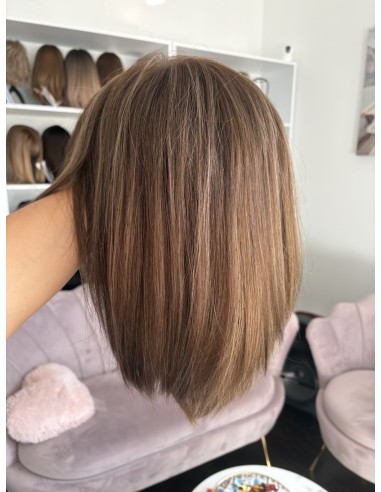 Laura S04 35 cm "S" Peruka z włosów naturalnych  PREMIUM