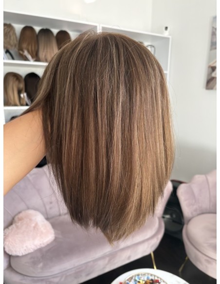 Laura S04 35 cm "S" Peruka z włosów naturalnych  PREMIUM