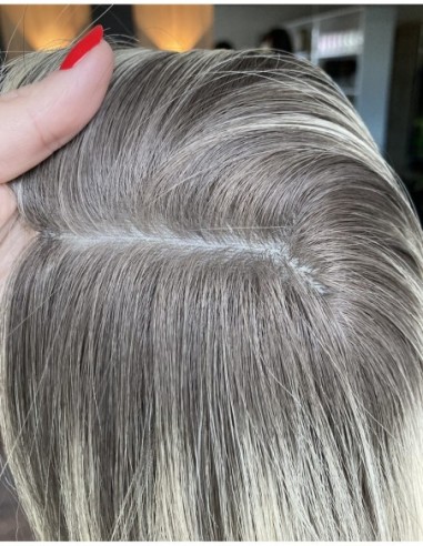 Topper Noa 45–50 cm – chłodny blond, włosy naturalne