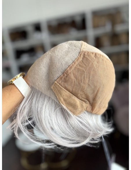 Moon Pearl Grey - Peruka z włosów syntetycznych Nah