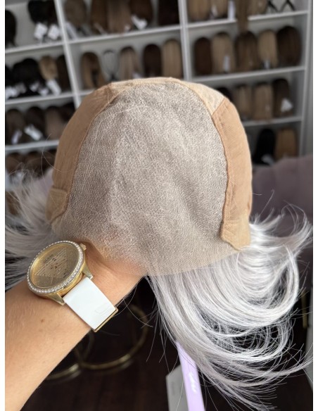 Moon Pearl Grey - Peruka z włosów syntetycznych Nah