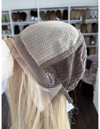 ANIA 45 CM "S"LACE FRONT +MIKROSKÓRA-PERUKA  Z WŁOSÓW NATURALNYCH PREMIUM