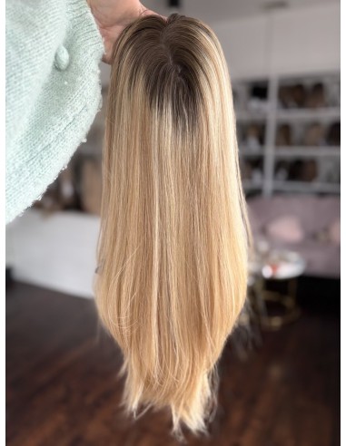 Topper Soa 45 cm – baleyage blond z odrostem, włosy naturalne