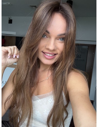 NAYA OMBRE 60-65 CM- TOPPER Z WŁOSÓW NATURALNYCH