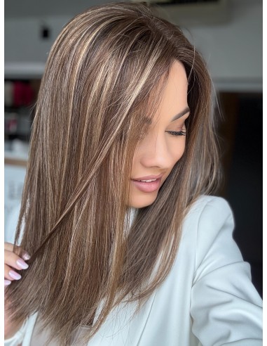 CARIN 40 "S"-PERUKA LACE FRONT Z WŁOSÓW NATURALNYCH