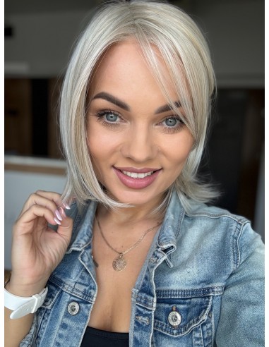 Aurora Milk Blond -Peruka z włosów syntetycznych NAH